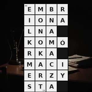 Hasło krzyżówkowe komórka macierzysta - embrionalna komórka macierzysta – rozwiązanie, synonimy, podpowiedzi i definicje krzyżówkowe